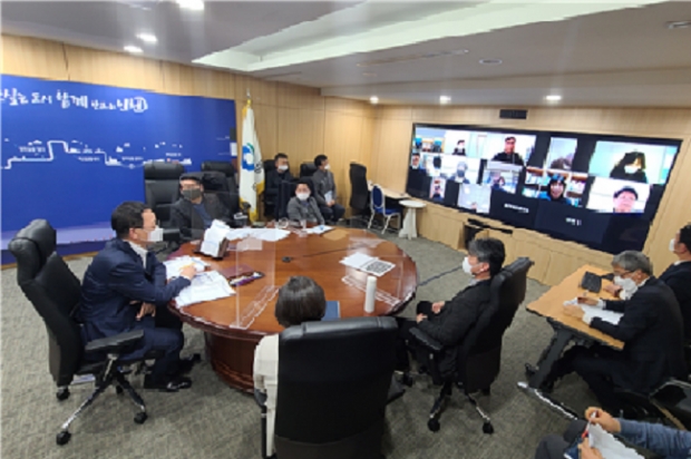 지난 2월5일(금) 인천시 먹거리종합계획 수립 및 공공급식 통합지원센터 설치 관련 용역 보고