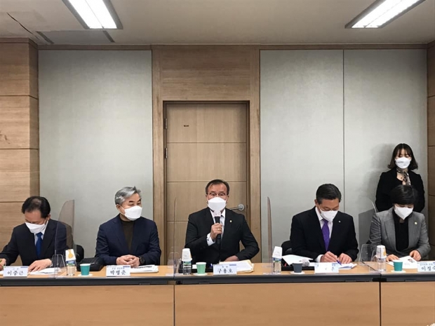 ▲민주평통 대구남구협의회 1분기 정기회의 개최 모습
