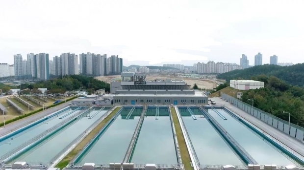 포항 양덕 정수장 전경사진