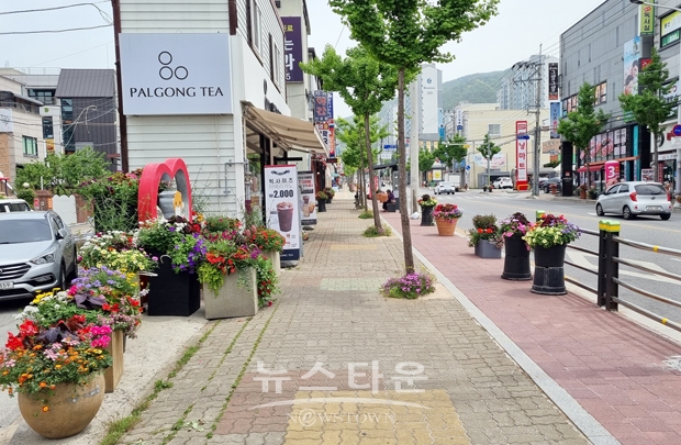 도심꽃거리 조성