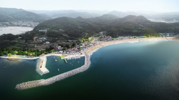 포항 신창2리항 조감도