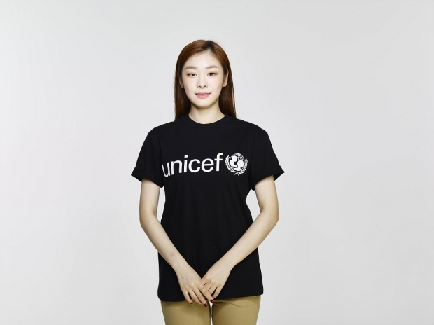 △코로나19 백신 공급 지원 기금 10만 달러를 기부한 김연아 유니세프 친선대사 (사진제공=유니세프한국위원회)