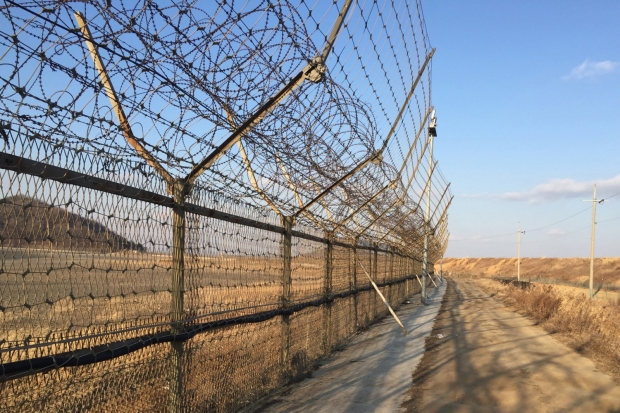 군사통제구역 철책선