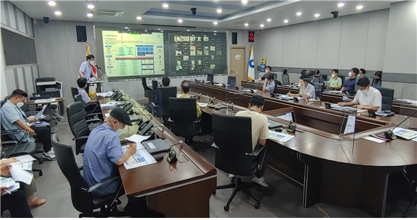 국가재난관리정보시스템(NDMS) 교육 사진(’2021.8.12)