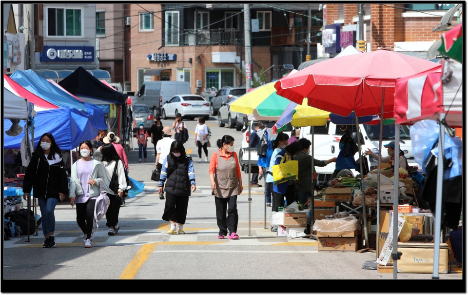 기린 전통시장풍경
