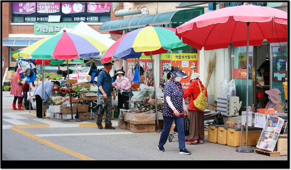 기린 전통시장풍경