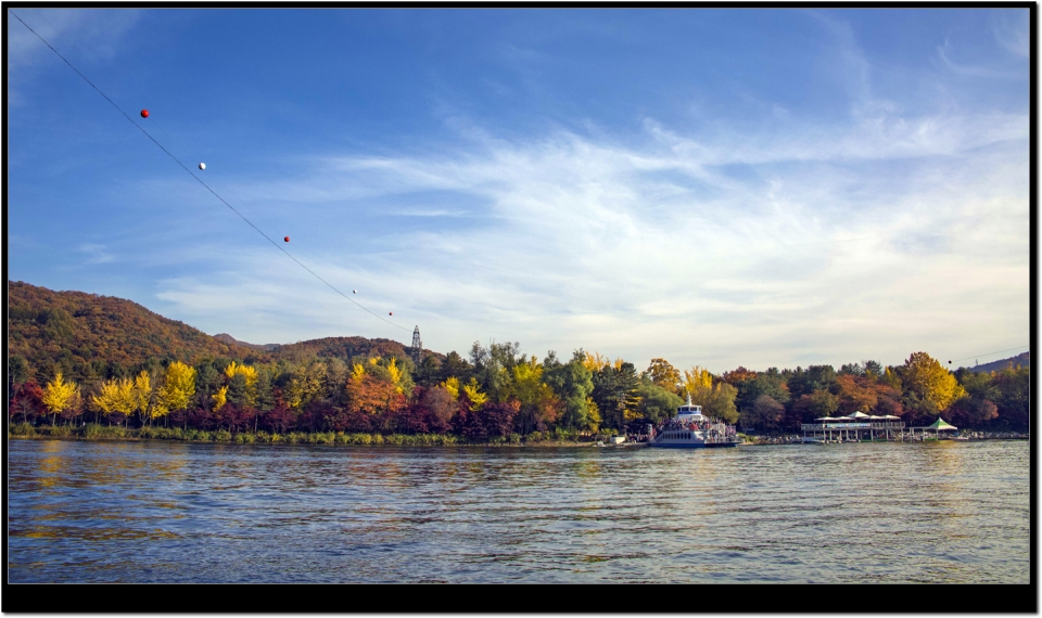 남이섬의 가을