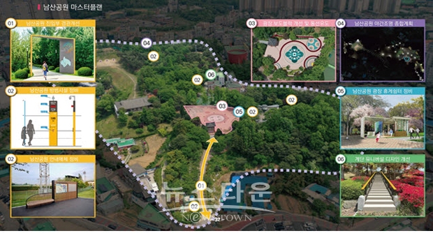 남산공원 공공디자인 마스터 플랜