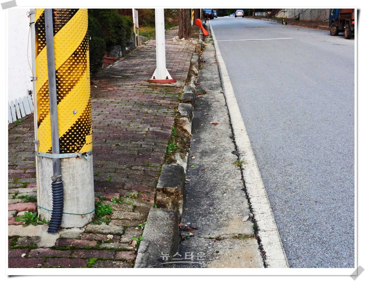 인도관리 엉망진창인 문막읍 동화리