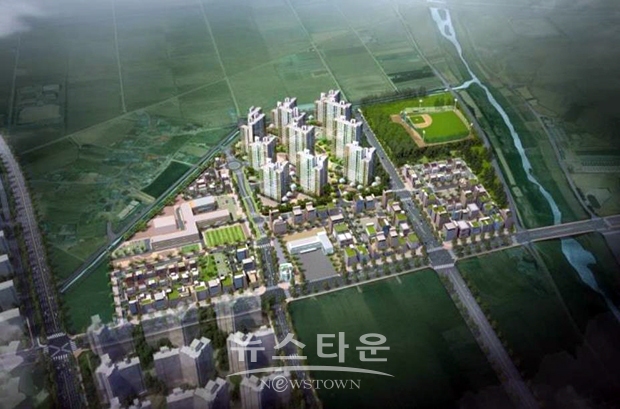 아산 모종2지구 도시개발사업 조감도