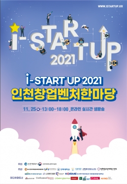 ‘I-StartUp 2021 인천창업벤처한마당’포스터