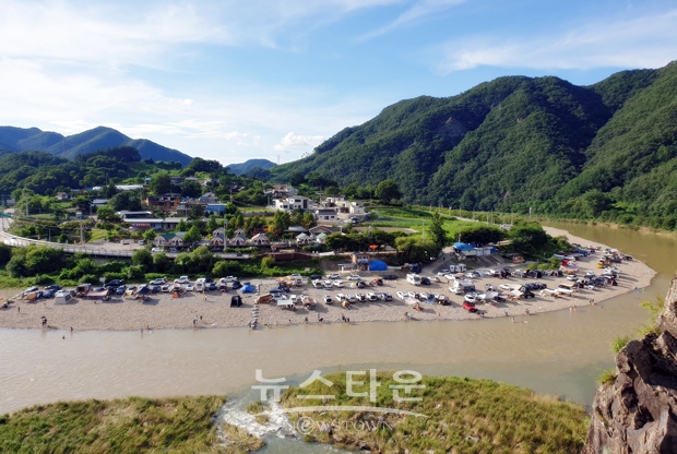 충주 수주팔봉 야영지