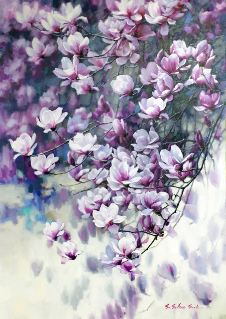 자목련 130.3x97.0cm_Oil on Canvas