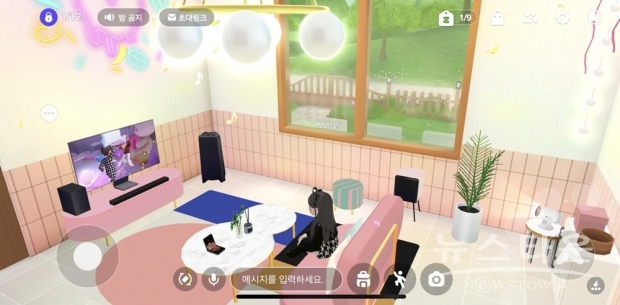 메타버스 플랫폼 제페토(ZEPETO)에서 구현된 삼성전자 ‘마이 하우스’ / 사진 : 삼성전자