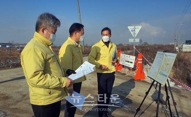 이필영 충청남도 행정부지사 조류인플루엔자(AI) 방역현장 점검