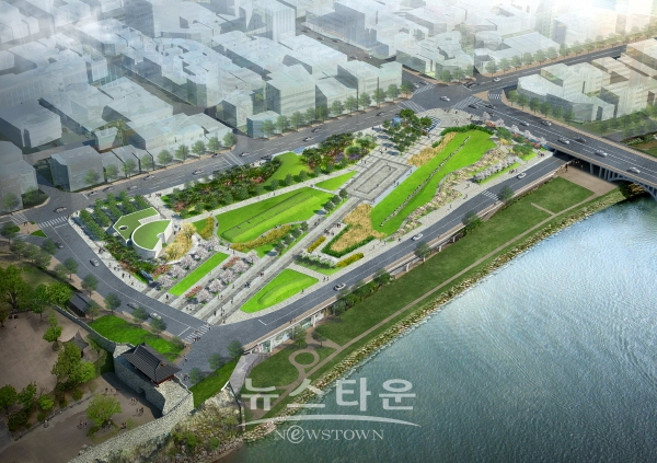 진주대첩광장 조감도