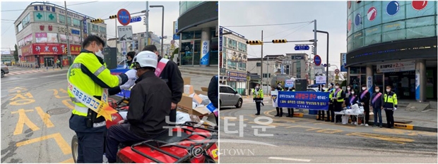 이륜차 사고예방 교통안전 캠페인