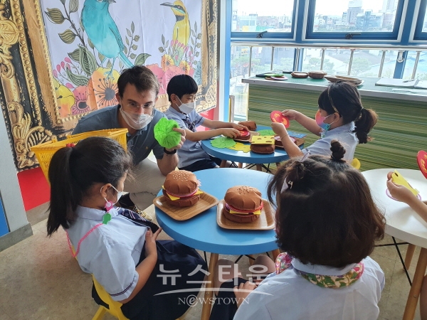 영어키움반 수업 모습