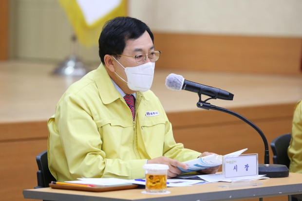 주낙영 경주시장이 경주시가 반부패·청렴시책 추진 계획의 일환으로 ‘시장이 주도하는 청렴메시지’를 전파하고 있다