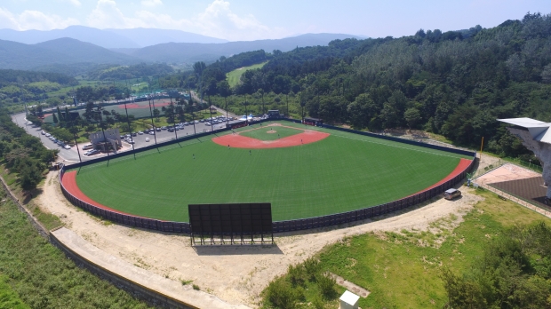 경주베이스볼파크 1·2구장 전경