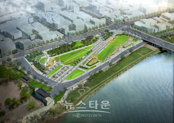 진주대첩광장 조감도