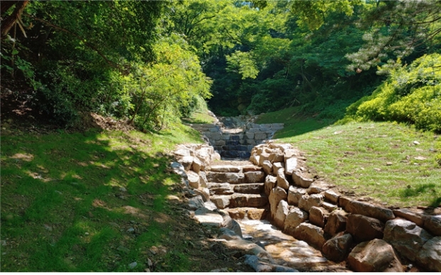 미추홀구 학익동 문학산 일원(2021년 사방사업 시공)