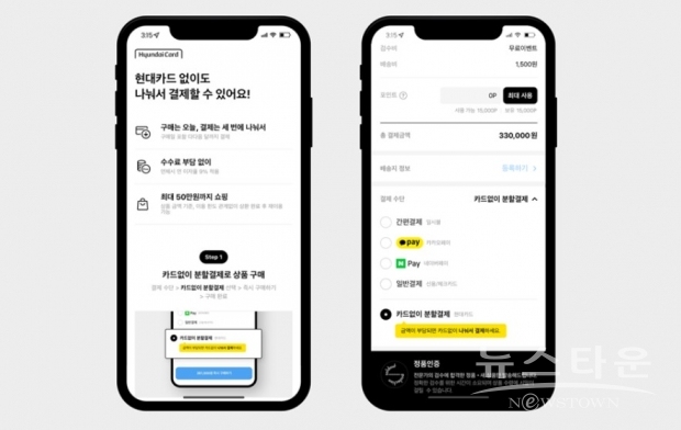 국내 카드사 최초로 후불결제(BNPL∙Buy Now Pay Later) 서비스 오픈 / 사진 : 현대카드