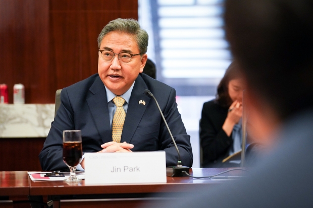 지난 6월 미국 한미동맹 관련 간담회 참석한 박진 외교장관 (출처:외교부)
