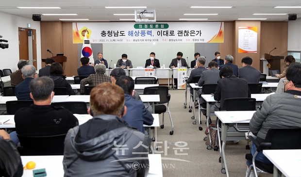 ‘충청남도 해상풍력 이대로 괜찮은가’ 의정토론회