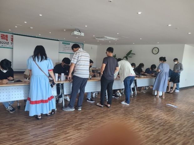 소래포구 전통어시장, 상품권 지급부스 (추석명절)