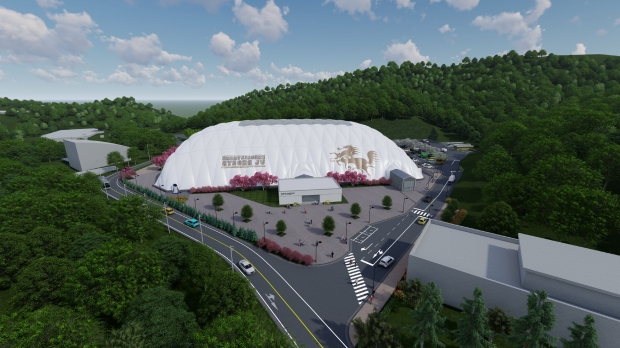 스마트에어돔 축구훈련장 조감도 사진