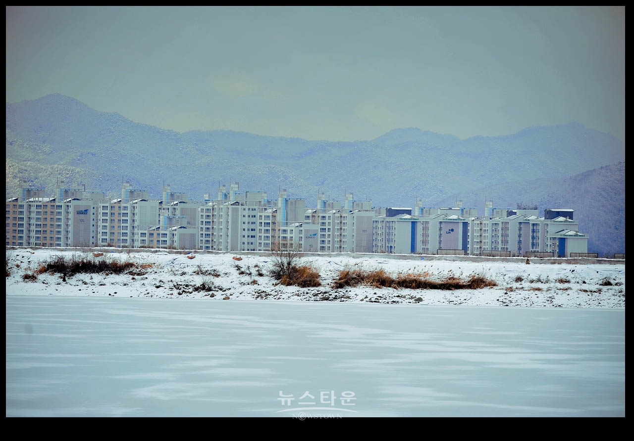 동네 겨울를 보다