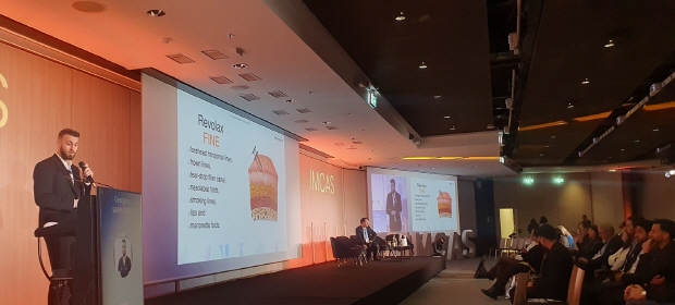 휴젤이 ‘IMCAS World Congress 2023’에서 HA 필러 ‘레볼렉스(Revolax/국내 제품명: 더채움)’ 단독 심포지엄을 개최했다