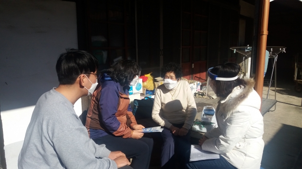 경주시보건소 방문건강서비스 현장 사진
