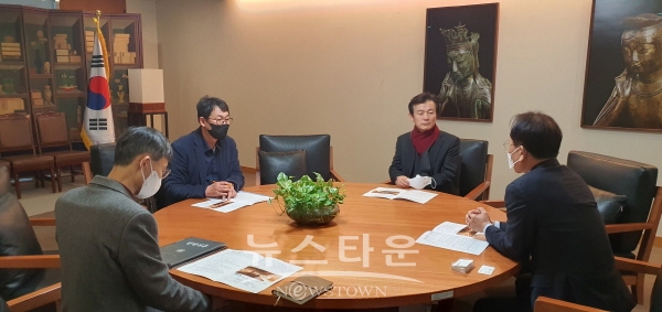 조규일 진주시장, 윤성용 국립중앙박물관장과의 면담