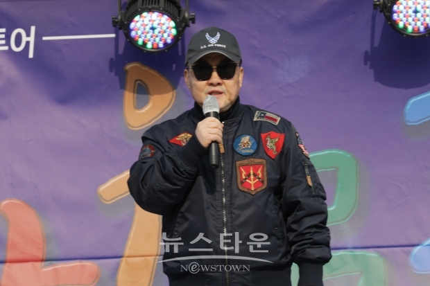 2023 자유문화제 전국투어를 진행하고 있는 손상윤 자유당 대표