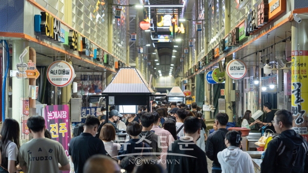 2022년 올빰 야시장 전경
