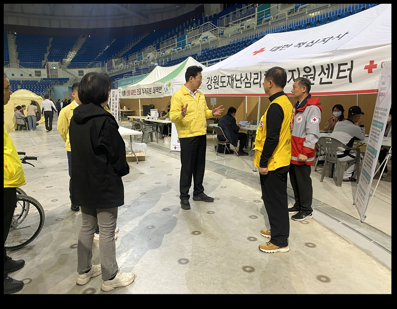 원강수 원주시장 강릉 산불 현장방문