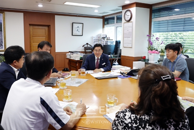 아산형통(온천동 주민들의 생활민원 면담)