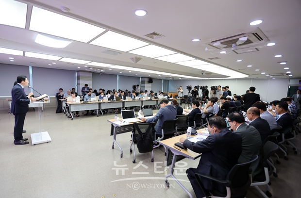 박경귀 아산시장 민선 8기 취임 1주년 기자회견