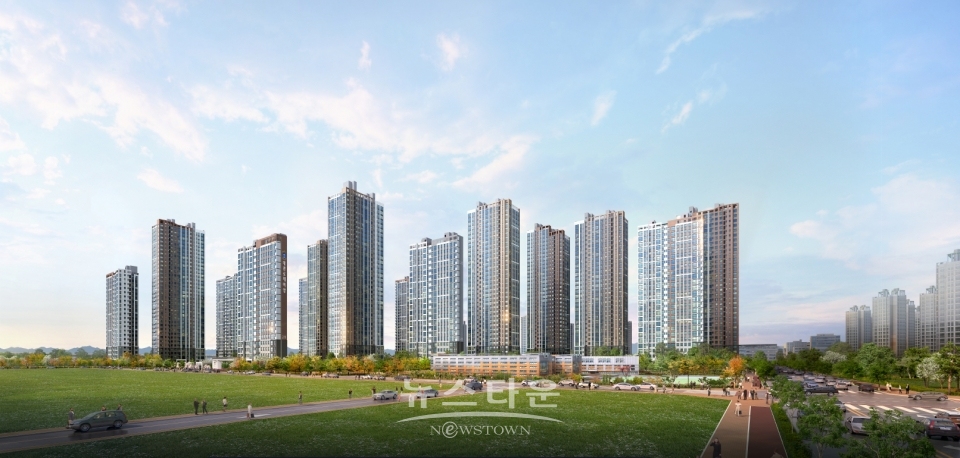평택 브레인시티 대광로제비앙 모아엘가 투시도/