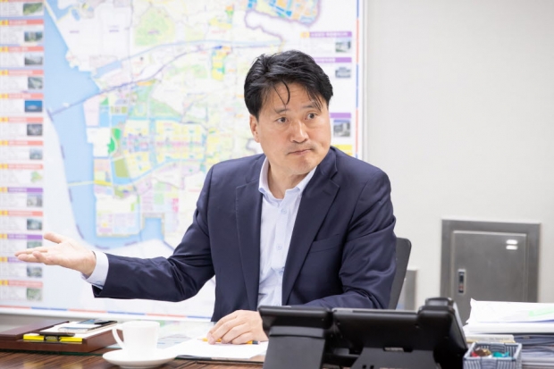 강범석 서구청장 인터뷰 사진
