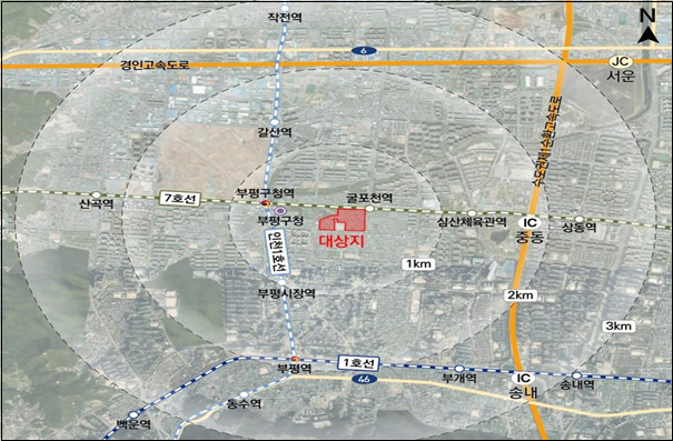 (위치) 부평구 부평동 895-2번지 일원 (부지면적) 86,133.3㎡