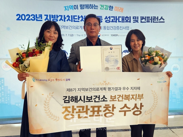 제8기 지역보건의료계획 수립 우수 지자체 선정, 보건복지부장관 기관 표창