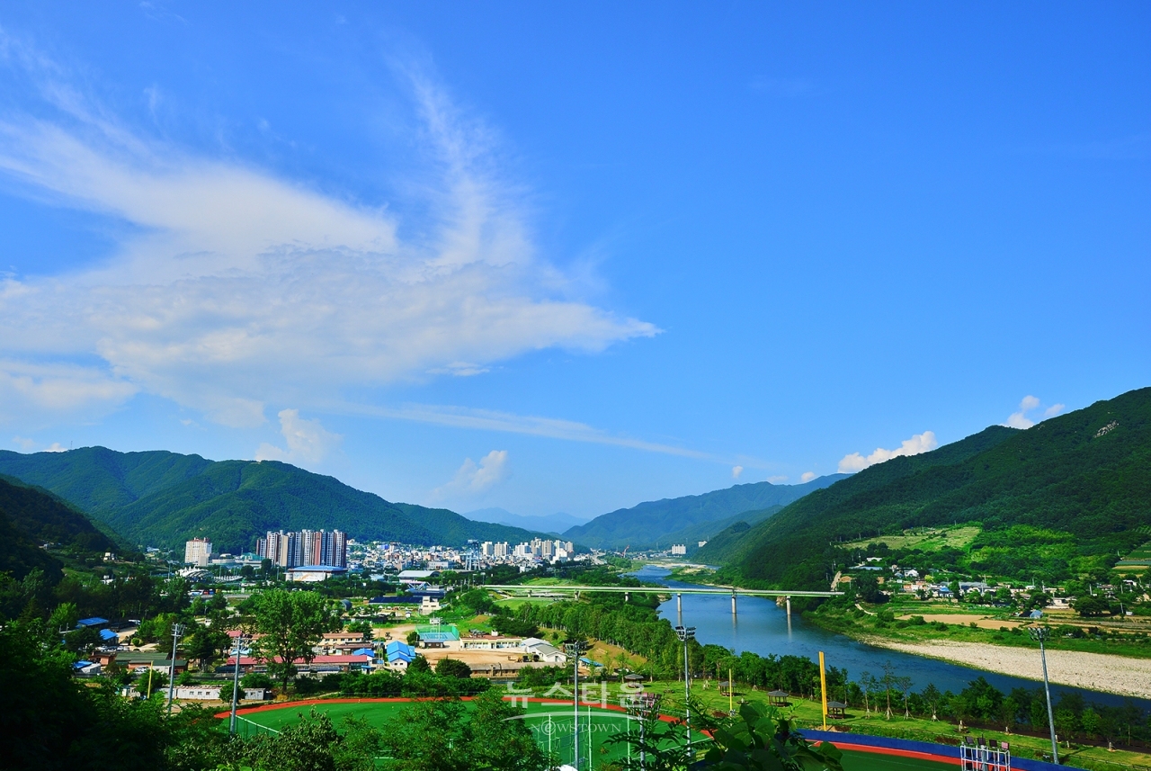 인제읍 전경