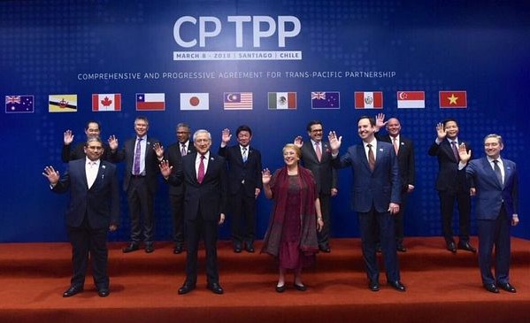 뉴질랜드 오클랜드에서 개최된 (CP)TPP 장관회의. 뉴질랜드 스퍼트 매체 갈무리