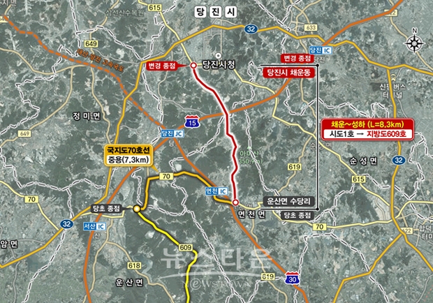 지방도 609호선 노선도