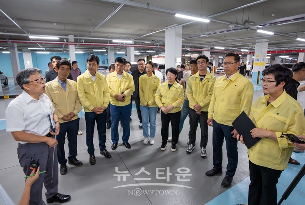 아산시의회 아산탕정지구 2-A14블럭 행복주택 방문