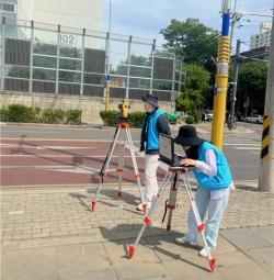 ▲ 공무원 지적측량 경진대회에서 참가한 공무원