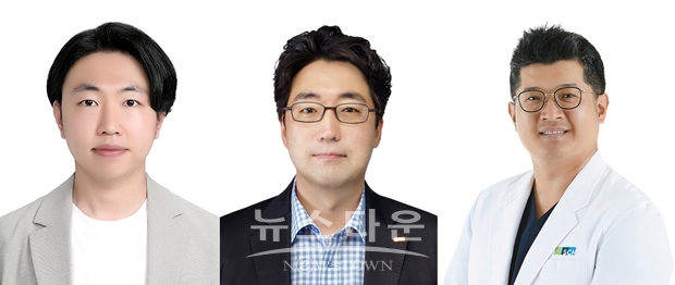 순천향대학교 의생명융합학과 황용성 교수가 환자 자가 줄기세포를 사용해 당뇨병 치료에 활용될 수 있는 새로운 세포 배양 플랫폼을 개발했다. 사진) 좌측부터 공동 연구에 참여한 순천향의생명연구원 정지훈 대학원생, 순천향대 의생명융합학과 황용성 교수, 순천향대학교 부속 부천병원 이비인후과학교실 박기남 교수